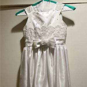 Communion dress plus veil
